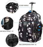 KROSER-KROSER 17" Rolling Laptop Backpack-7