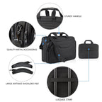 KROSER 17.3" Expandable Laptop Briefcase - KROSER