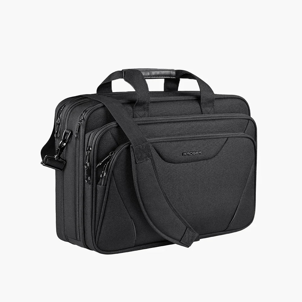 KROSER 17.3" Expandable Laptop Briefcase - KROSER