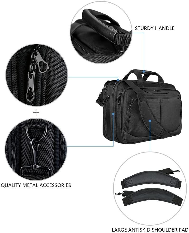 KROSER Expandable RFID Laptop Briefcase