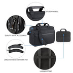 KROSER-KROSER 17.3" Expandable Laptop Briefcase with RFID-6