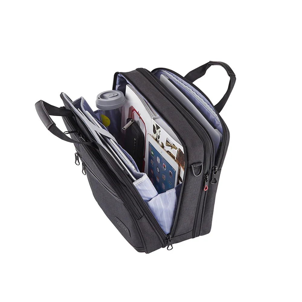 KROSER 17.3" Expandable Laptop Briefcase with RFID - KROSER