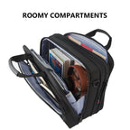 KROSER-KROSER 17.3" Expandable Laptop Briefcase with RFID-2