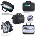 KROSER-KROSER 17.3" Expandable Laptop Briefcase with RFID-5