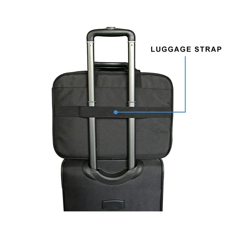 KROSER-KROSER 18" Expandable Laptop Briefcase-5